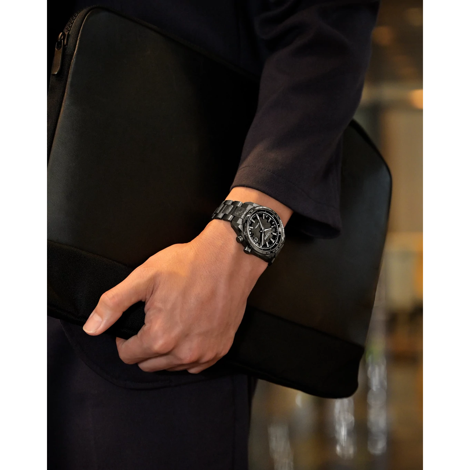 Reloj Citizen ATTESA HAKUTO-R Cronómetraje Atómico/Súper Titanio CB0285-63E | Elegancia relojería